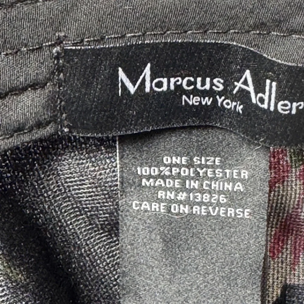 Marcus Adler New York Floral Baseball Cap One Size Navy Pink 100% Polyester
